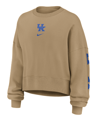 「Ki」新品FW25最新 Mesh Pile Crew WF L Kentucky Phoenix 2-Hit Women's Nike College Pullover Crew. Nike.com